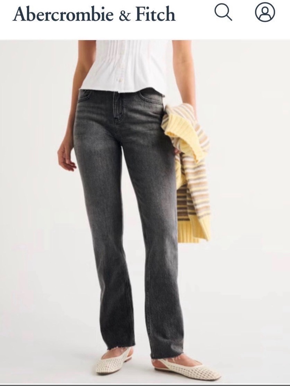 Abercrombie & Fitch 90s ultra high rise Jeans